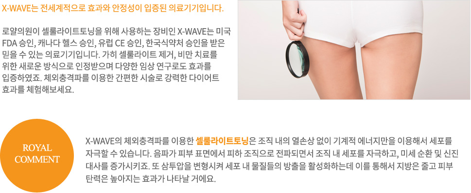 셀룰라이트토닝 소개